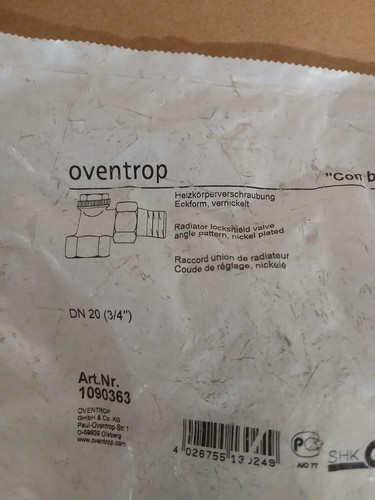 Oventrop heizkörperventil - oventrop,