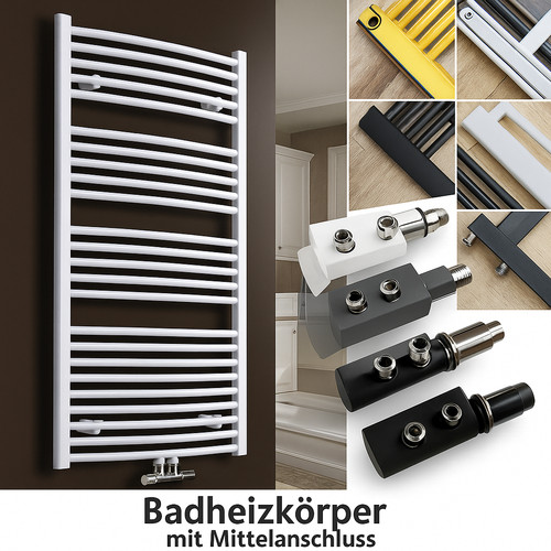 Badheizkörper mittelanschluss - badheizkÖrper,